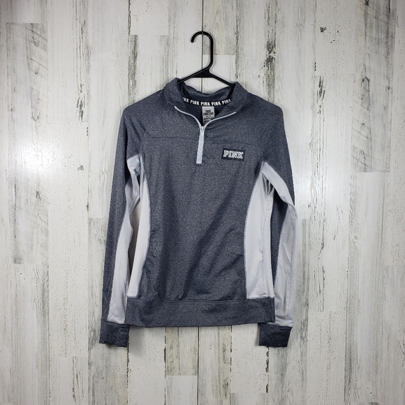 Pink Victoria's secret VS ultimate quarter zip active wear shirt/jacket XS - Picture 8 of 8